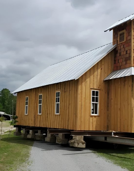 basilica-style house Elite Structural Movers, Inc.